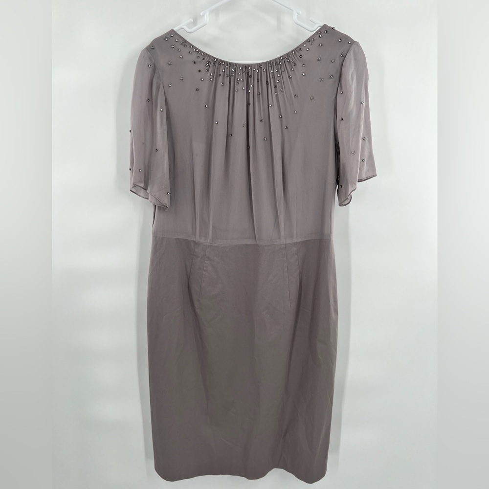 Boden grey bedazzled dress size 12R
